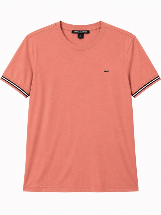 Michael Kors Other - Michael Kors Men's Coral Salmon Short Sleeve Crewneck Tee with Contrast Trim